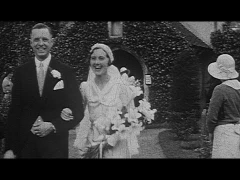 A Family Wedding in Felixstowe (1934) | Britain on Film