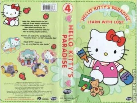 Hello Kitty's Paradise: Learn With Love (Full 2003 ADV Films VHS)