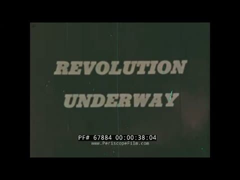 " REVOLUTION UNDERWAY "  1960s ANTI-COMMUNIST, ANTI-SUBVERSION, ANTI-BLACK POWER PROPAGANDA 67884