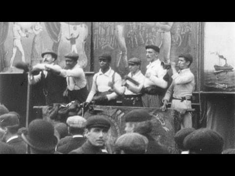 Black boxers at Hull Fair (1902)