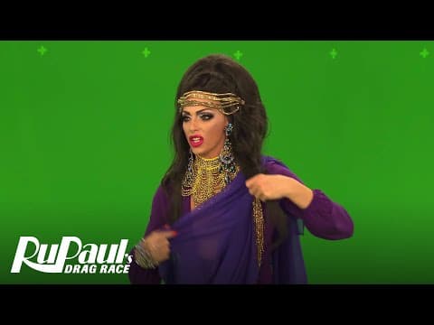 Green Screen Christmas Bloopers w/ Haus of Edwards, The Pit Crew, & More | RuPaul's Drag Race