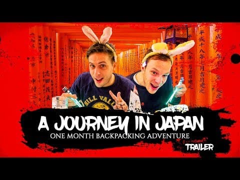 A JOURNEY IN JAPAN | One Month Backpacking Adventure - Travel Documentary Trailer