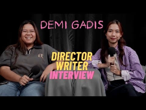 Creating a "Taboo" film in Brunei | DEMI GADIS | Director & Writer Interview