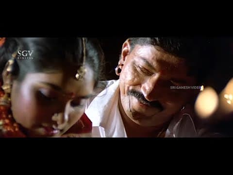 Avinash Kills Devaraj Wife's Father on Her First Night Scene | Huliya Kannada Movie