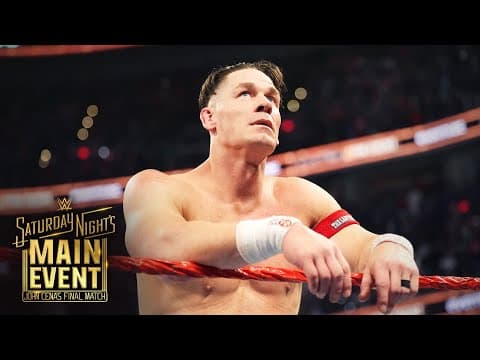 John Cena says farewell to the WWE Universe