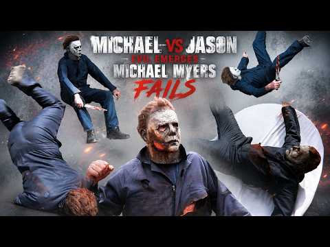 Michael Myers falling over Compilation | Michael vs Jason: Evil Emerges