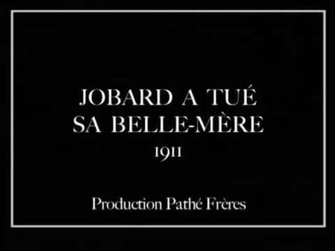 Jobard a tué sa belle-mère (Émile Cohl, 1911) / Жобар вбив свою тещу