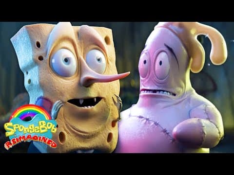 If SpongeBob was a Gothic Claymation Cartoon 🪨 | "Rock Bottom" | SpongeBob: Reimagined