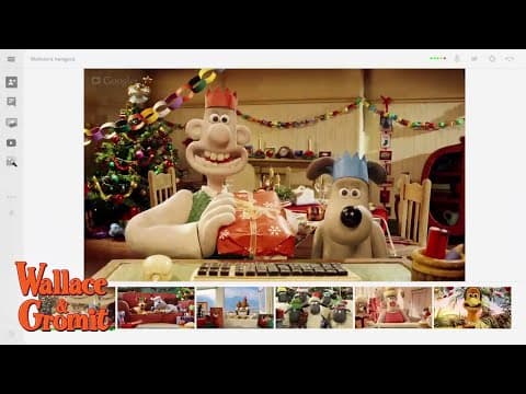 Wallace & Gromit x Google Hangout | A Video Call with Aardman Friends! 📷