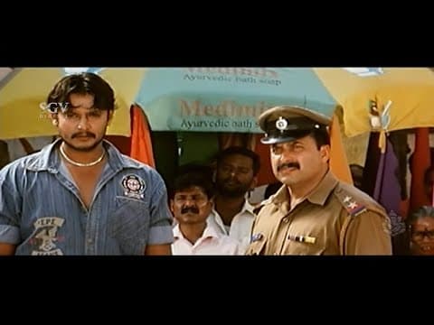Rowdy Darshan Saved Police Duaghter and His Parents | Best Scene in Kannada Movies