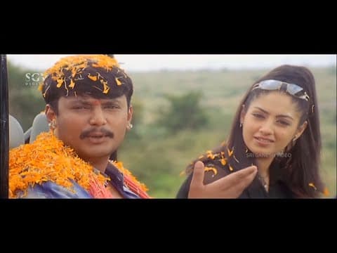 Darshan Comes To Receive Heroine from Station | Sardara Kannada Movie Scene | Gurleen Chopra