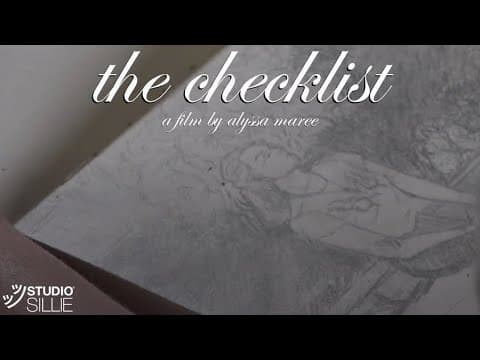The Checklist (Alyssa's Version, From the Vault)