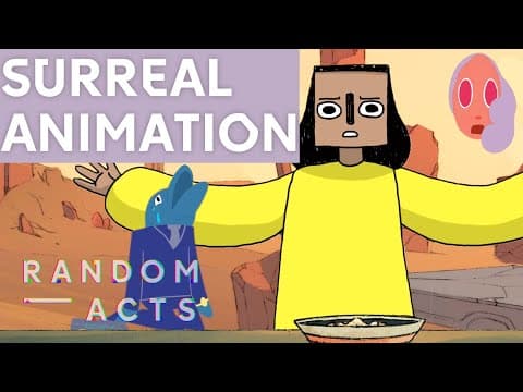A girl falls into a surreal animated world | Glitch by Katherine Dallimore | Short | Random Acts