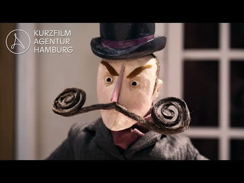 Animated short film about men's rivalry | "The Moustache" - by Anni Oja