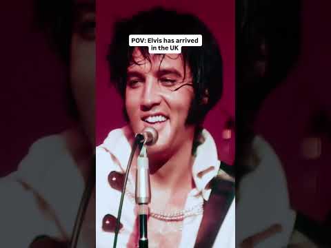 Graceland 👉 Vegas 👉 UK, Elvis has entered the building!