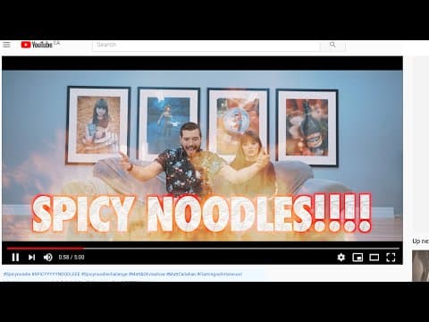 THE SPICY NOODLE CHALLENGE I Comedy Short Film