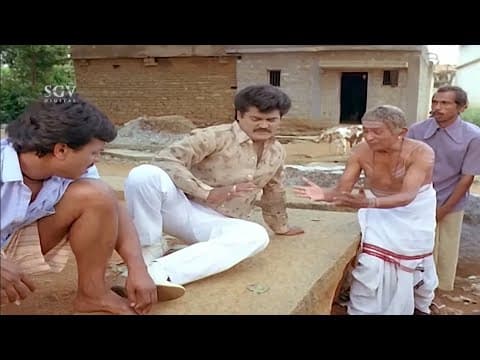 ಪೂಜಾರಿಗೆ ಒದ್ದು ಪುಣ್ಯಾತ್ಮ ಅನಿಸಿಕೊಂಡ ಜಗ್ಗೇಶ್ Comedy | Solillada Saradara Kannada Movie Part 06