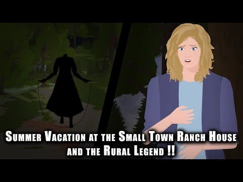Summer Vacation at the Small Town Ranch House and the Rural Legend !! Animated Stories