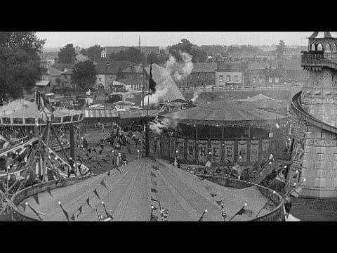 Frolics On The Green, Mitcham Fair (1927) | Britain on Film