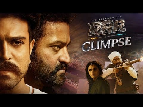 RRR Glimpse - NTR, Ram Charan, Ajay Devgn, Alia Bhatt | SS Rajamouli | 7 Jan 2022