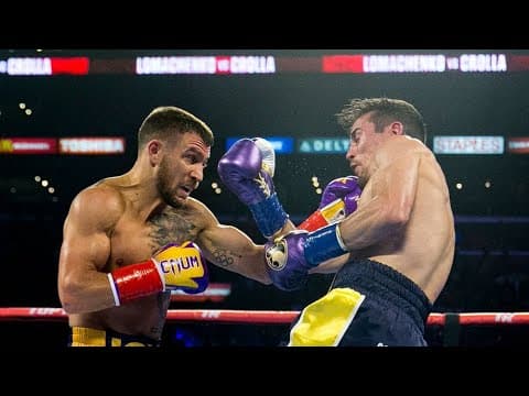Vasyl Lomachenko vs Anthony Crolla Full Fight HD