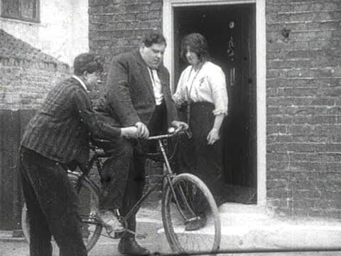 Fat Man on a Bicycle (1914) | BFI