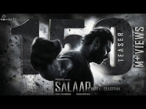 Salaar Teaser | Prabhas, Prashanth Neel, Prithviraj, Shruthi Haasan, Hombale Films, Vijay Kiragandur