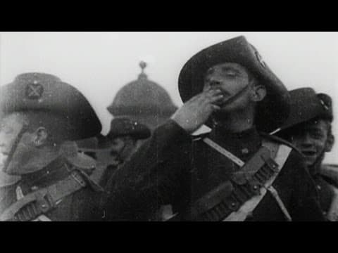 Royal Scots Regiment at Edinburgh Castle (1901) | Britain on Film