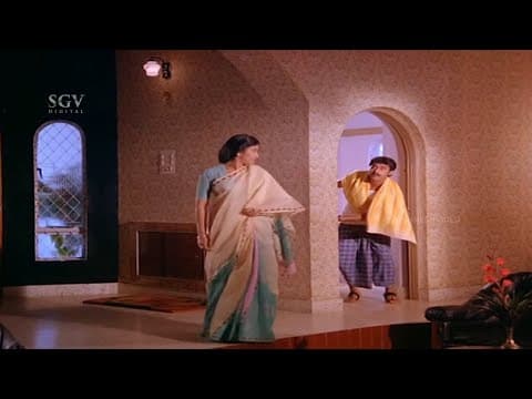 Shashikumar Struggling to Watch Mahalakshmi | Kannada Comedy Scene | Baare Nanna Muddina Rani