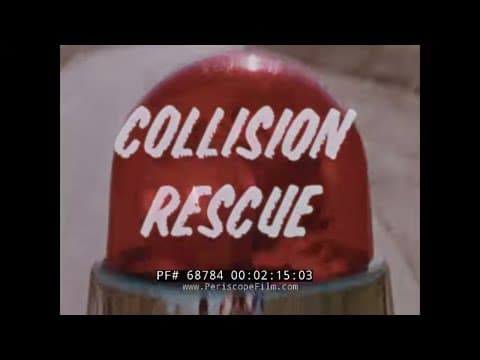 1970s FIRE DEPARTMENT PARAMEDIC RESCUE & SEATBELT FILM " COLLISION RESCUE " JAWS OF LIFE 68784