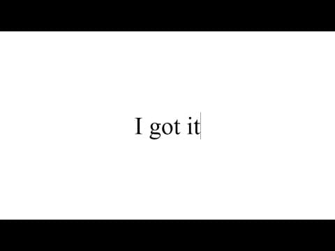 I got it - Short Film