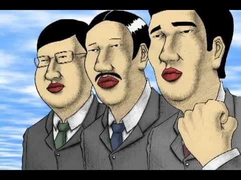 自主制作アニメ01　『悪いのを倒せ!!サラリーマンマン』