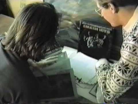 Mike Watt, Thurston Moore, and Kim Gordon busting up vinyl-Raymond Pettibon