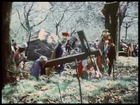 Mon sang pécheur ruisselle ardent (1980) de Gérard Courant (chemin de croix de Burzet 1980)