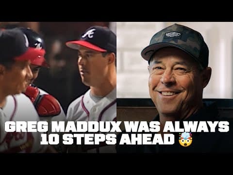Greg Maddux's former catcher tells a WILD story about the Hall of Famer