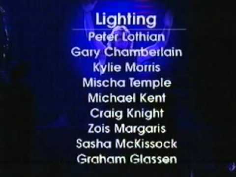 "Credits" from the 'Talk Of The Town Tour' VHS
