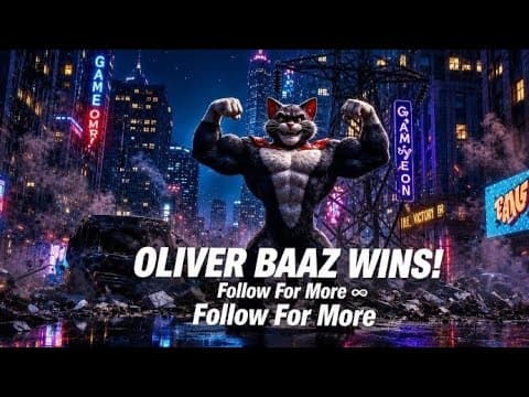 OLIVER BAAZ: THE NEON CITY SHOWDOWN | Official Animated Short Film (2026)