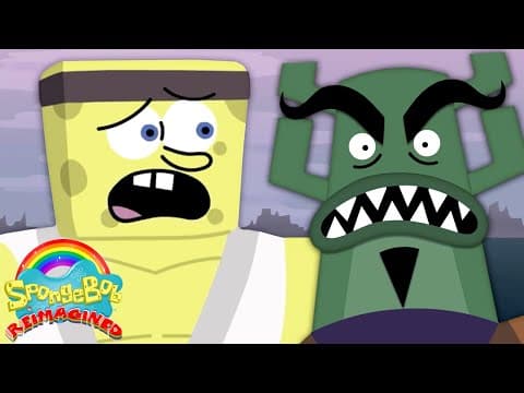 If SpongeBob Was An Action Cartoon! 🥋🏝 | SpongeBob: Reimagined