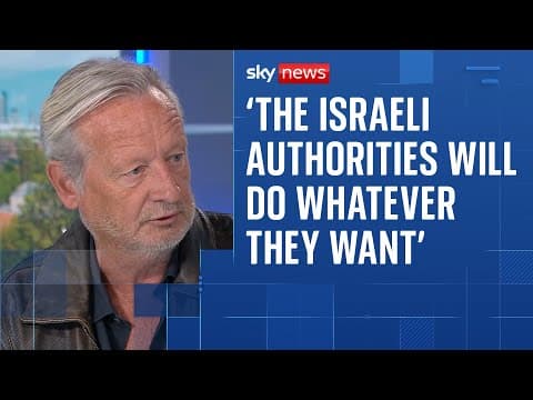 Sky's Stuart Ramsay on meeting Israeli settlers inside the West Bank