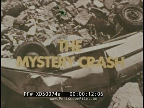 “THE MYSTERY CRASH” 1970S DRIVER'S EDUCATION FILM DANGERS OF DRINKING AND DRIVING DUI 57004a