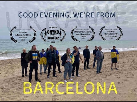 🇺🇦 Film "Good evening, we're from Barcelona" // trailer 🇬🇧 English subtitles