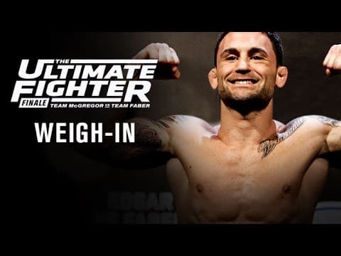 The Ultimate Fighter Finale: Official Weigh-in