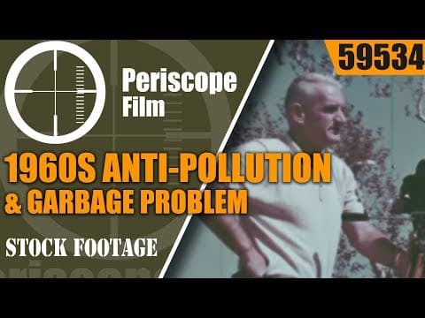 1960s ANTI-POLLUTION & GARBAGE PROBLEM FILM: A LAND BETRAYED 59534 CF