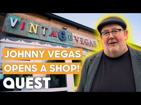 Johnny Vegas Opens Vintage Vegas Antiques Shop! | Johnny Vegas' Little Shop Of Antiques