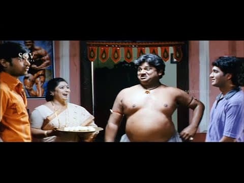 Rangayana Raghu Body Building Comedy Scenes | Anthu Inthu Preethi Banthu Kannada Movie