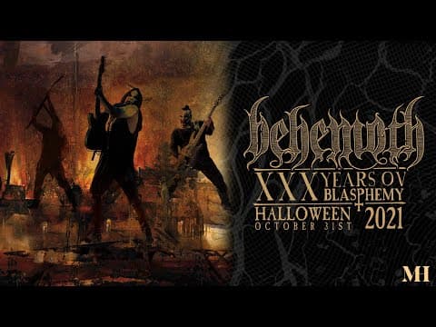 BEHEMOTH - XXX Years Ov Blasphemy (Announcement Trailer)
