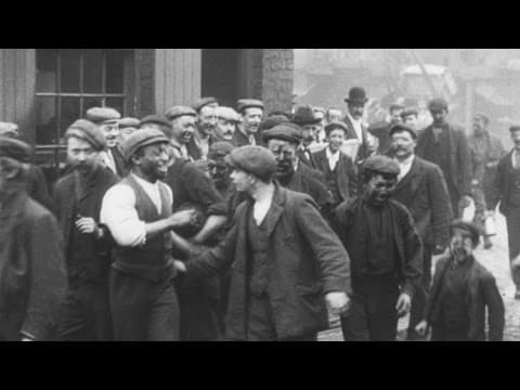 Miners Leaving Pendlebury Colliery (1901)