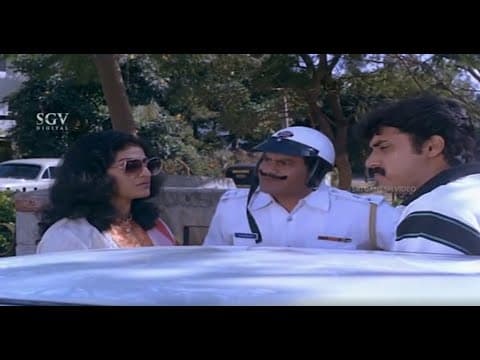 Traffic Police Takes Bribe & Supports Convict Shashikumar | Kitturina Huli Kannada Scene | Malashree