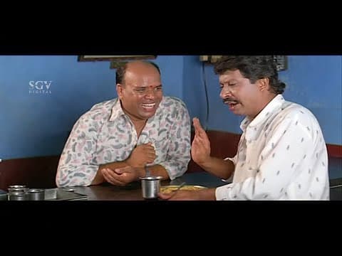 Kashi Plan To Eat Free Breakfast in Janardhan Hotel Comedy Scenes | Curfew Kannada Movie | Ka