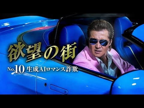 公式予告編『欲望の街 No.10 生成AIロマンス詐欺』2025年10月25日U-NEXTにて配信開始
